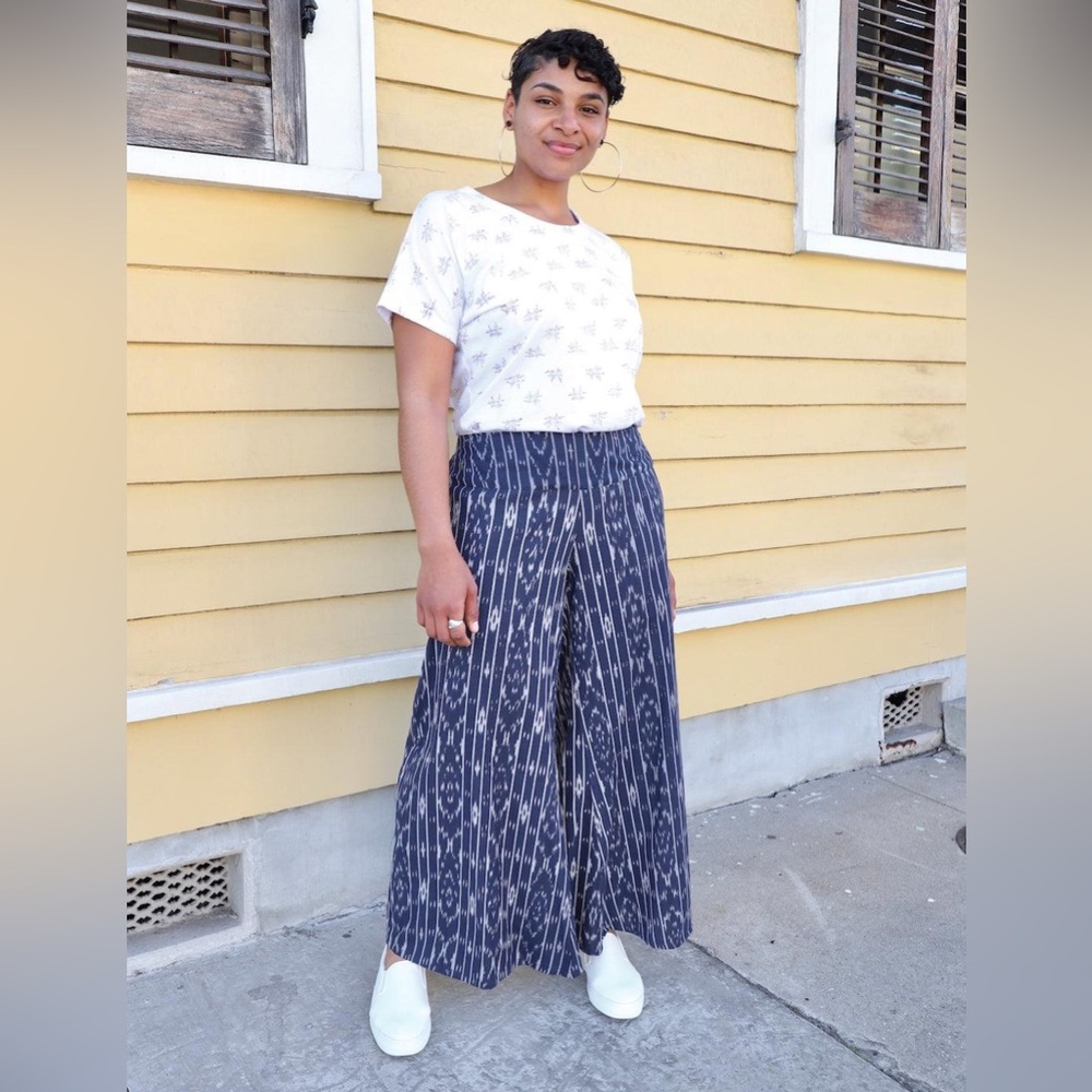 Free People Passion Lillie Cotton Bohemian Wide Leg Pants - Picture 10 of 10